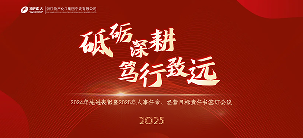 砥礪深耕 篤行致遠(yuǎn)——2024年先進(jìn)表彰暨2025年人事任命、經(jīng)營目標(biāo)責(zé)任書簽訂會議